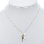 14k női arany anker nyaklánc medállal (másolat)