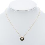 14k női arany anker nyaklánc medállal (másolat)