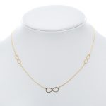 14k női arany anker nyaklánc szív medállal (másolat)