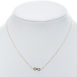 14k női arany anker nyaklánc medállal (másolat)