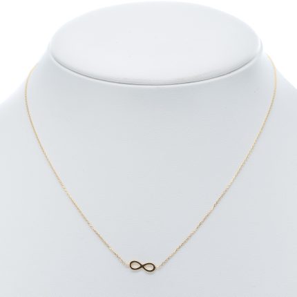 14k női arany anker nyaklánc medállal (másolat)