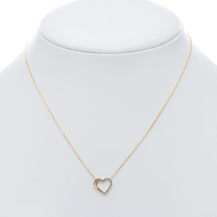 14k női arany anker nyaklánc medállal (másolat)