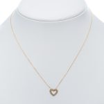 14k női arany anker nyaklánc medállal (másolat)