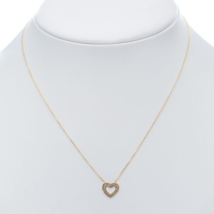 14k női arany anker nyaklánc medállal (másolat)