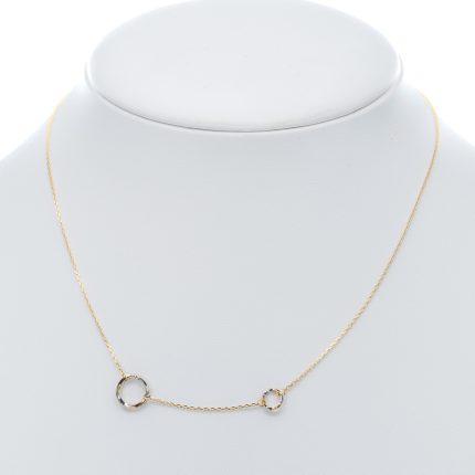 14k női arany anker nyaklánc medállal (másolat)