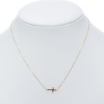 14k női arany anker nyaklánc végtelen medállal (másolat)