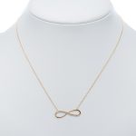 14k női arany anker nyaklánc medállal (másolat)