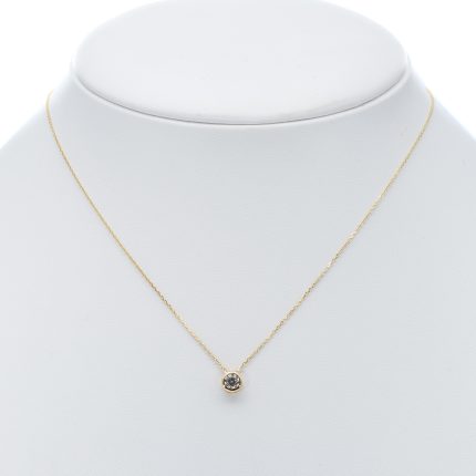 14k női arany anker nyaklánc medállal (másolat)