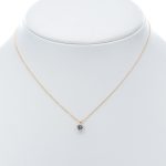 14k női arany anker nyaklánc végtelen medállal (másolat)