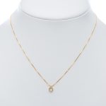 14k női arany anker nyaklánc szív medállal (másolat)