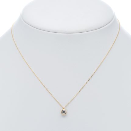 14k női arany anker nyaklánc medállal (másolat)