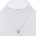 14k női arany anker nyaklánc medállal (másolat)