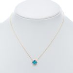 14k női arany anker nyaklánc medállal (másolat)