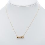 14k női arany fantázia nyaklánc cirkónia kövekkel (másolat)