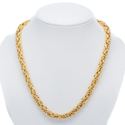 14k férfi arany mintás nyaklánc (másolat)