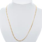 14k férfi arany nyújtott anker nyaklánc (másolat)