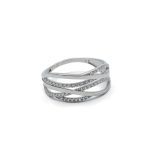 925 női ezüst gyűrű cirkónia kövekkel (másolat)