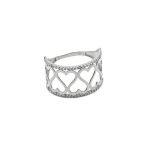 925 női ezüst gyűrű cirkónia kövekkel (másolat)