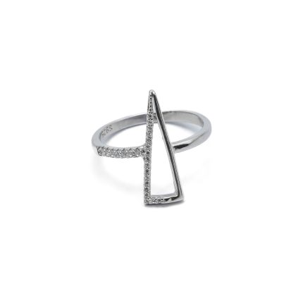 925 női ezüst gyűrű cirkónia kövekkel (másolat)