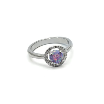 925 női ezüst gyűrű cirkónia kövekkel (másolat)