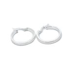 925 női ezüst villás kapcsos csavart karika fülbevaló (másolat)