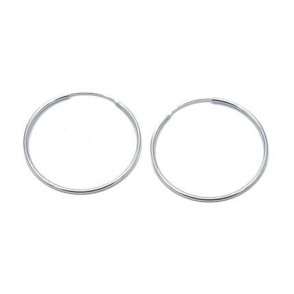 925 női ezüst villás kapcsos karika fülbevaló görög mintával (másolat)