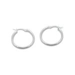 925 női ezüst villás kapcsos karika fülbevaló