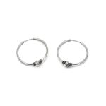 925 női ezüst csőzáras karika fülbevaló (másolat)