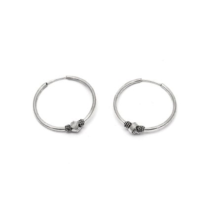 925 női ezüst csőzáras karika fülbevaló (másolat)