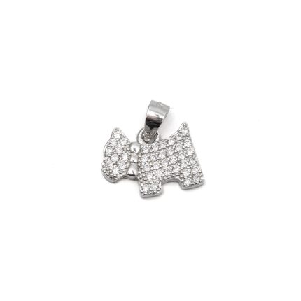 925 női ezüst tacsi medál cirkónia kövekkel (másolat)