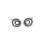 925 női ezüst rózsaszin köves francia kapcsos fülbevaló (másolat)