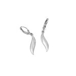 925 női ezüst fehér köves francia kapcsos fülbevaló (másolat)