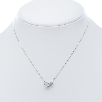 925 női ezüst nyaklánc cirkónia köves medállal (másolat)