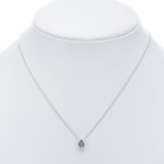 925 női ezüst nyaklánc cirkónia köves medállal (másolat)