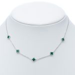 925 női ezüst nyaklánc kereszt medállal (másolat)