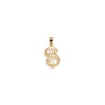 14k ferfi arany dollar medal 84522