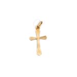 14k ferfi arany gyemantvesett kereszt medal 84366
