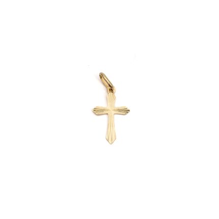 14k ferfi arany gyemantvesett kereszt medal 84621