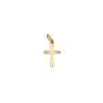 14k ferfi arany gyemantvesett kereszt medal 84638