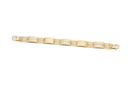 14k ferfi arany karlanc gyemantvesett mintaval 84868