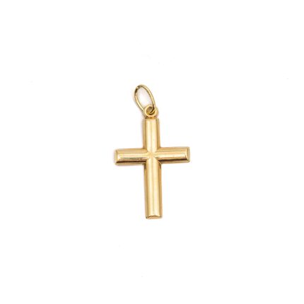 14k ferfi arany kereszt medal 84354