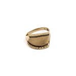 14k ferfi arany pecsetgyuru fekete kovekkel 84425