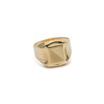 14k ferfi arany pecsetgyuru negyzetes fejjel 84142