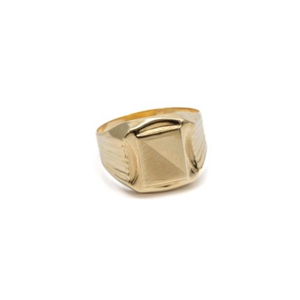 14k ferfi arany pecsetgyuru negyzetes fejjel 84142