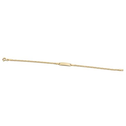 14k gyermek arany gravirozhato karlanc nevtablaval 84547