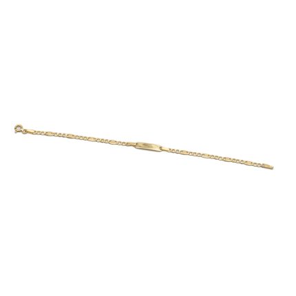 14k gyermek arany gravirozhato karlanc nevtablaval 84548