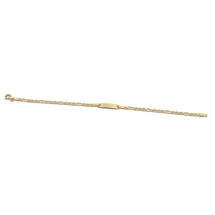 14k gyermek arany gravirozhato karlanc nevtablaval 84551
