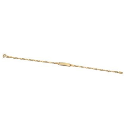 14k gyermek arany gravirozhato karlanc nevtablaval 84555