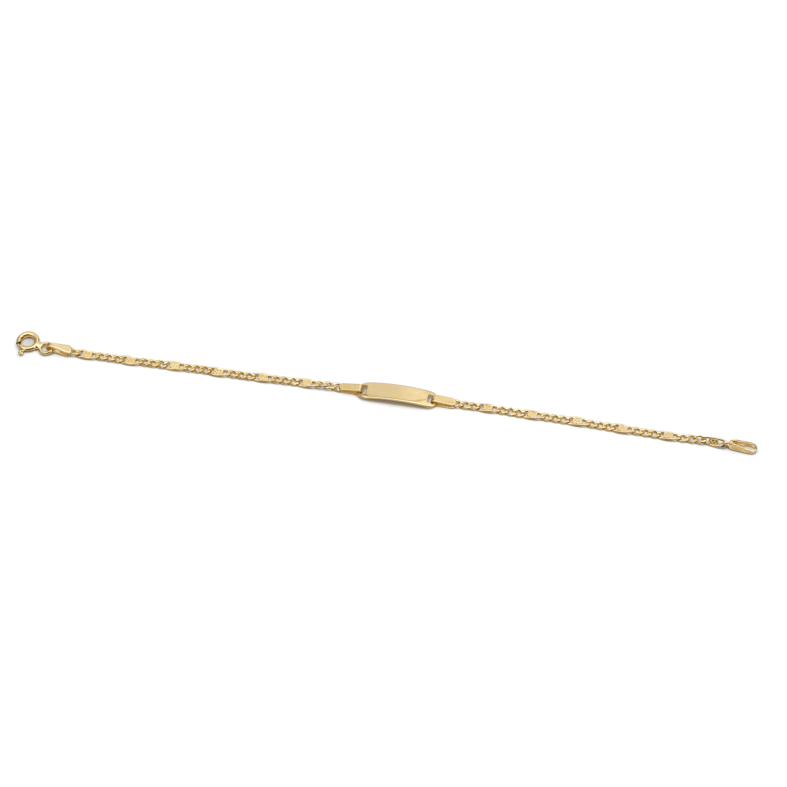 14k gyermek arany gravirozhato karlanc nevtablaval 84555 14k gyermek arany gravirozhato karlanc nevtablaval 84555