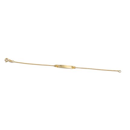 14k gyermek arany gravirozhato karlanc nevtablaval 84606